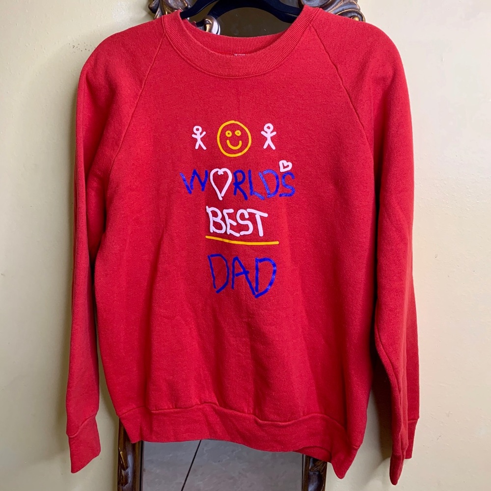 SOLD fruit of the loom world’s best dad pull over